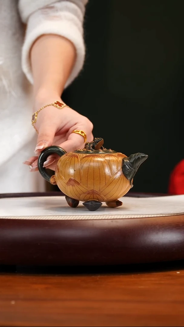 GJF61老段泥青蛙莲子230cc新