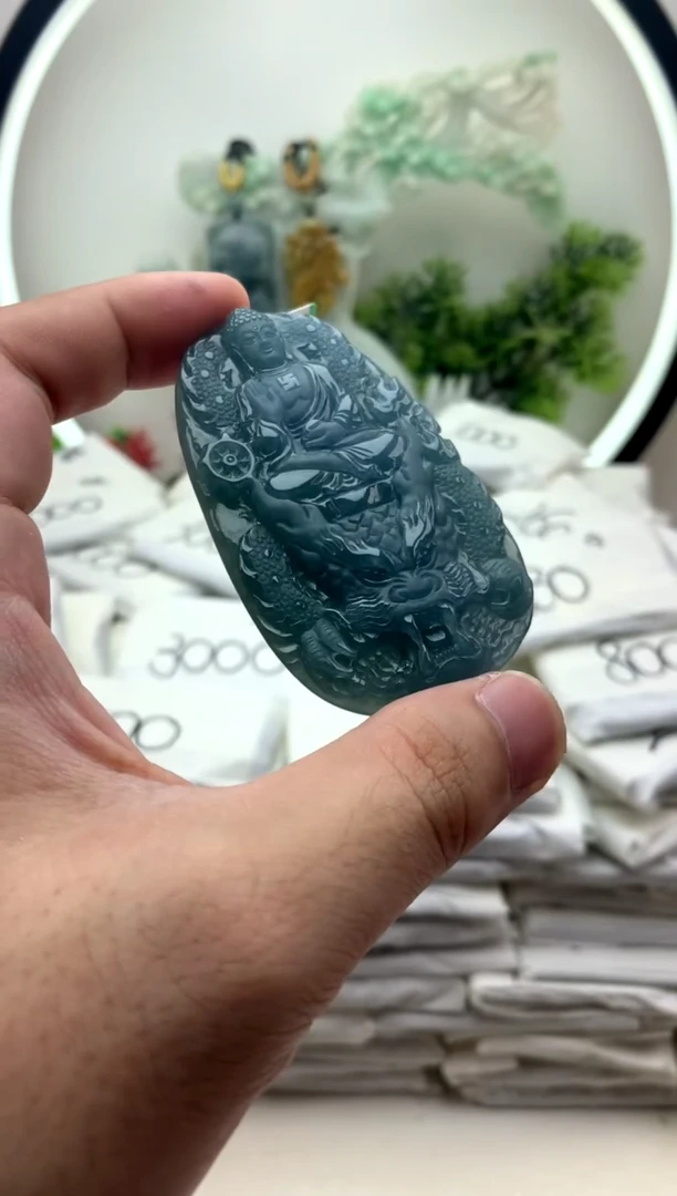 颈饰未镶嵌翡翠阿弥陀佛