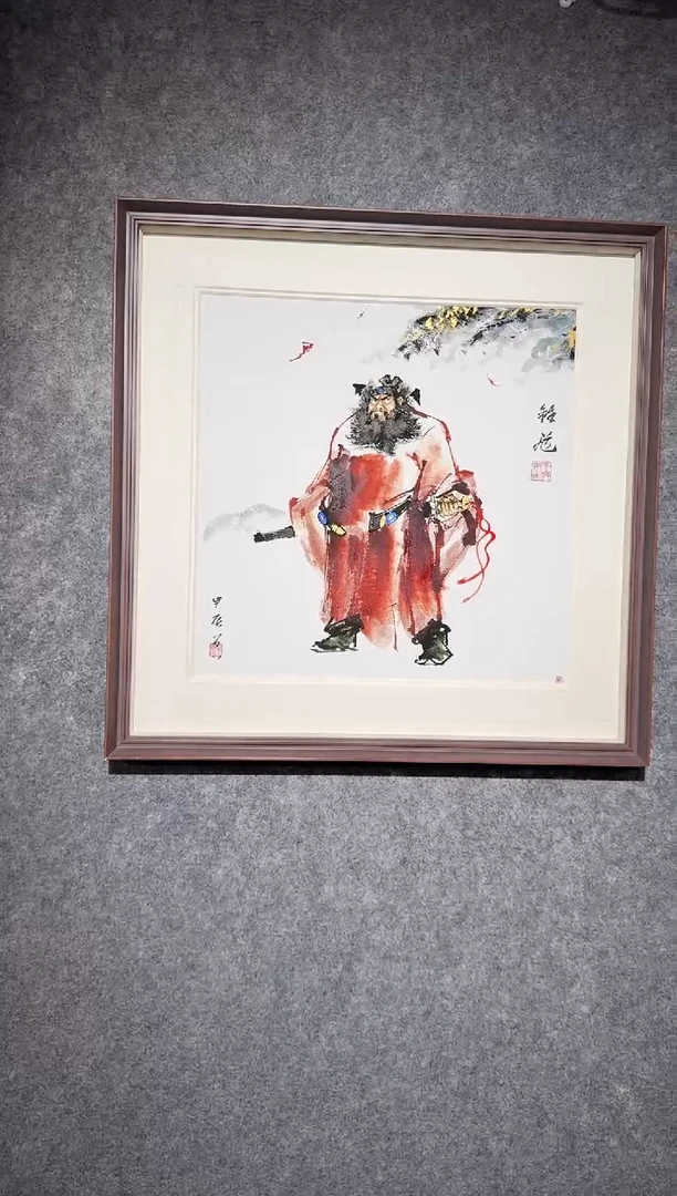 国画牛百川老师手绘60x60 一物一拍