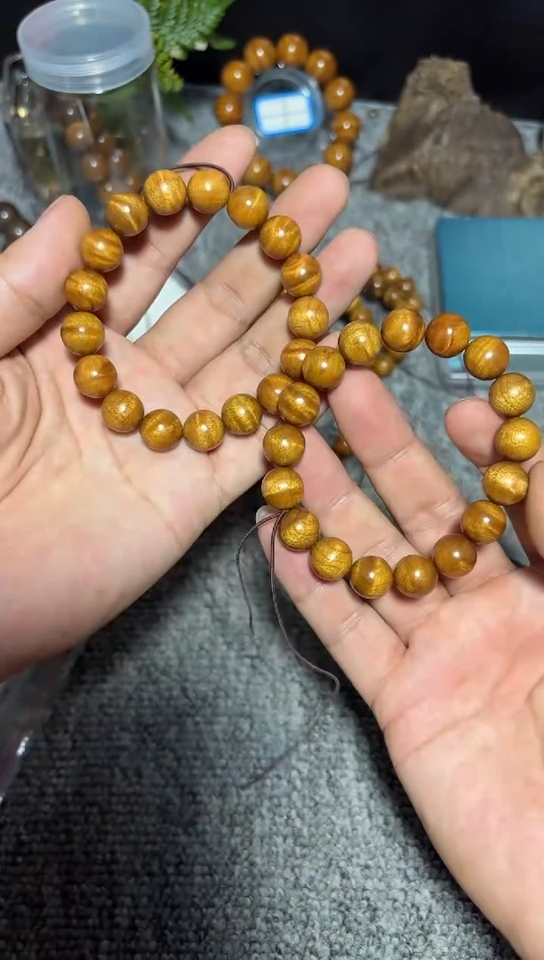 金丝楠手串/手链枯木老料1.2药香味95