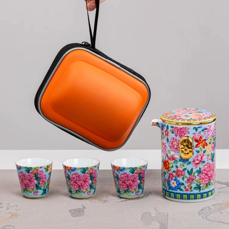 蓝珐琅彩三杯款式A5555