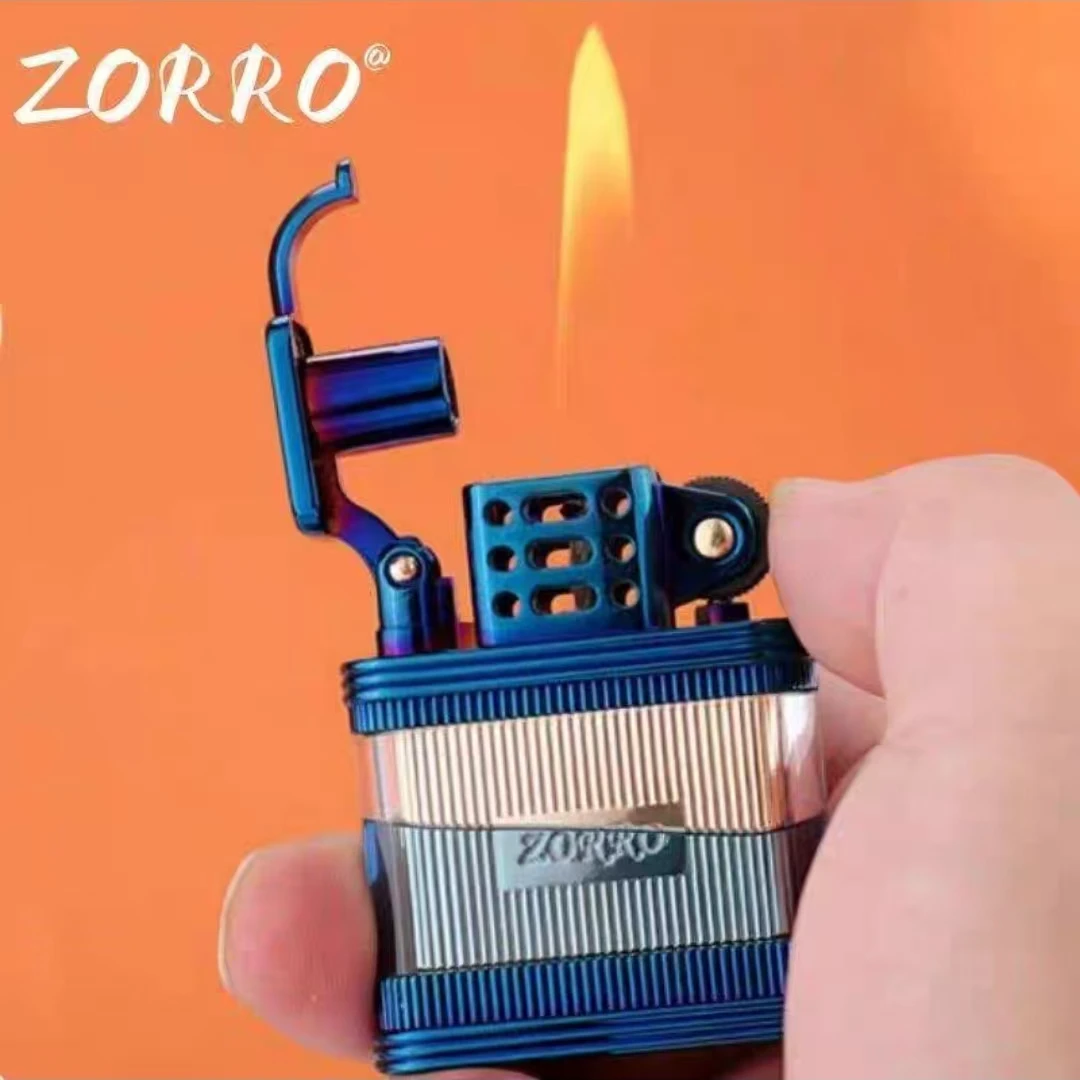 ZORRO佐罗煤油打火机老九门透明仓男士礼品送礼防风打火机