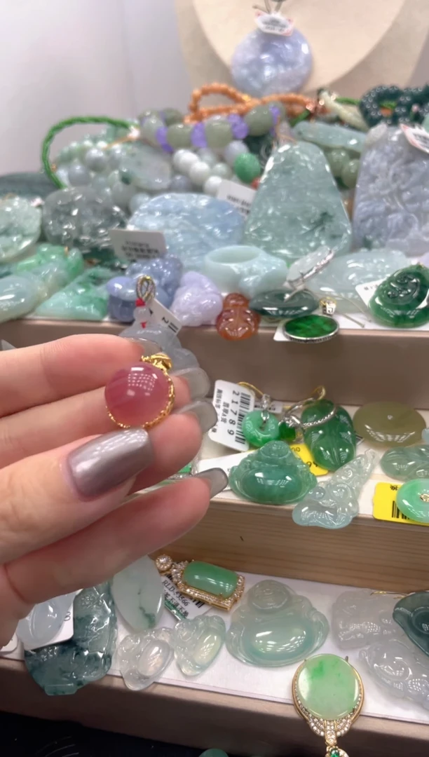 合金南红玛瑙挂件052