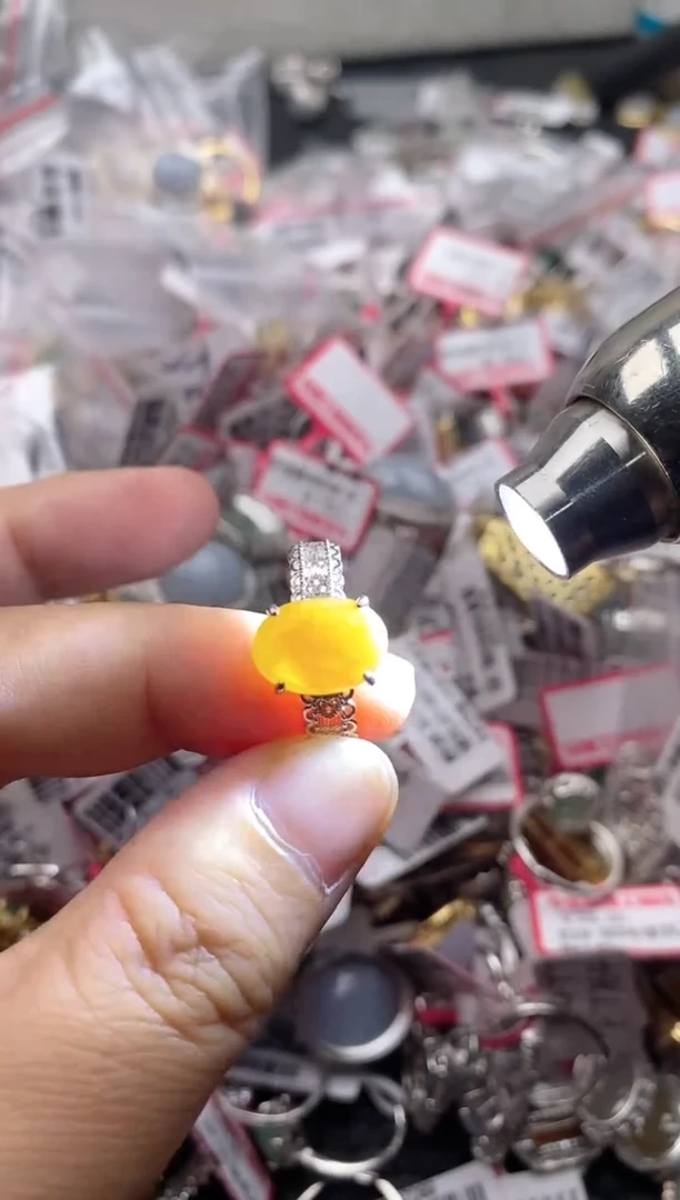 翡翠戒指银S925镶嵌55555555    2