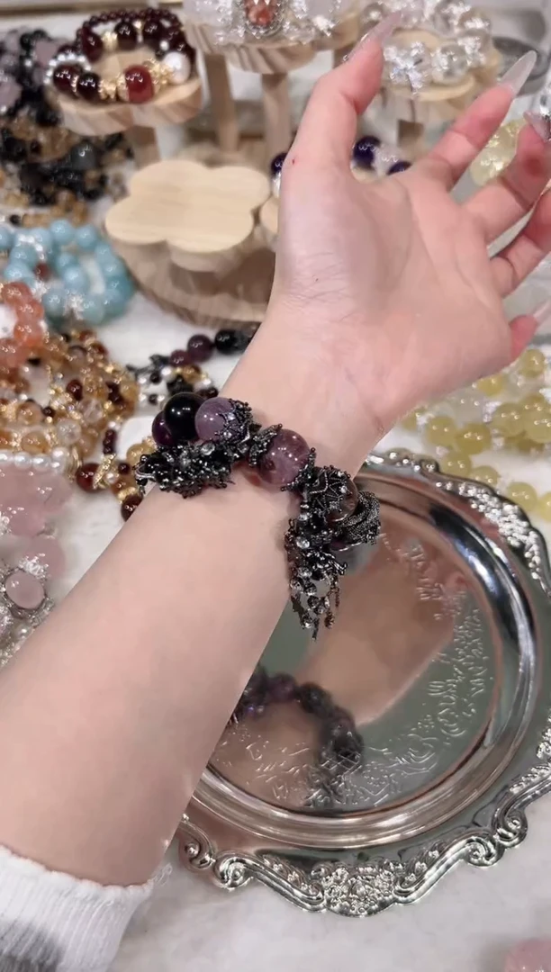 【闪购商品】水晶手链未镶嵌天然水晶默认微瑕 多样性发货发其一