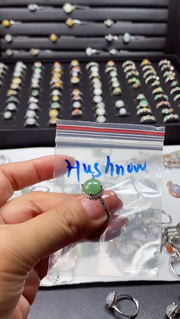 未镶嵌戒指翡翠H****w翡翠戒指#