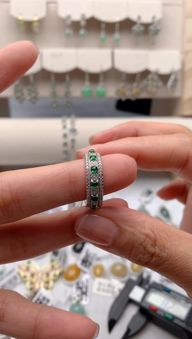 【闪购商品】翡翠手链银S925镶嵌热