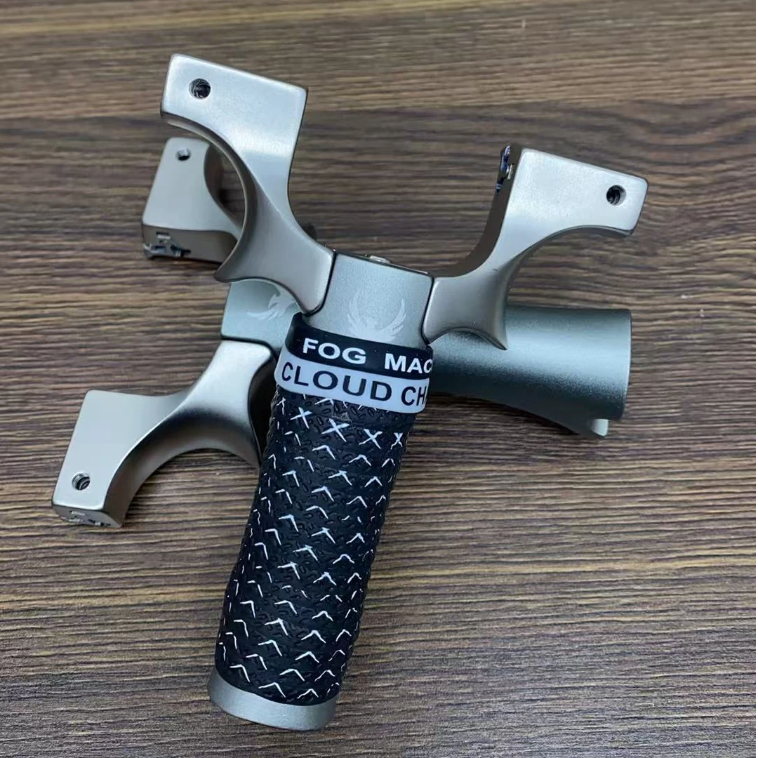 【火狼正品】高背鸡王二代弹架正品440C不锈钢龙齿快压卡扣弹弓