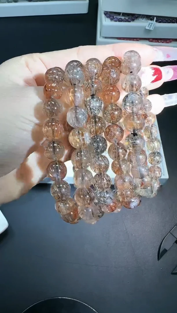 【闪购商品】水晶手串未镶嵌48i多样性发其一/1条9mm默认微瑕