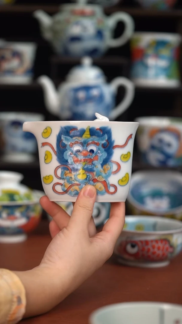 陈**姐昨明貔貅扁壶（微瑕福利）