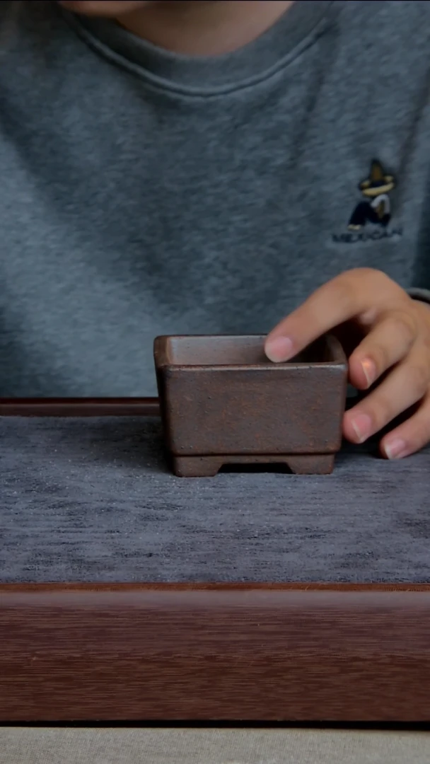 【闪购商品】紫砂花盆7.5*4内径紫砂花盆