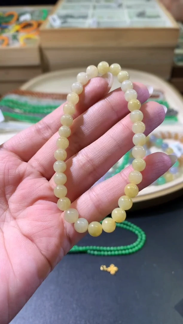 未镶嵌手串翡翠A12|398