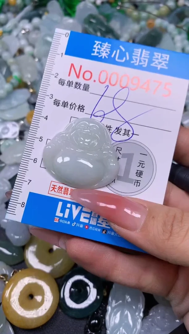 【闪购商品】翡翠颈饰未镶嵌含绳0009475