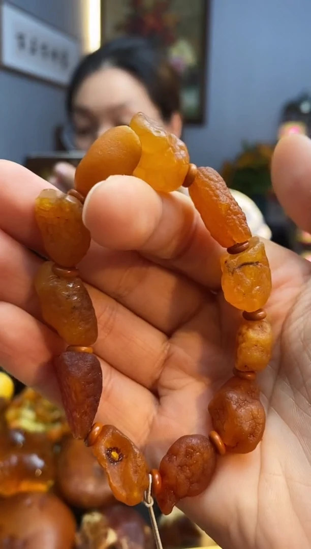手串琥珀未镶嵌手串
