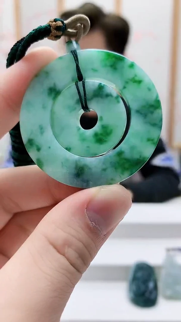 未镶嵌定制翡翠5163bb-毛货挂件9