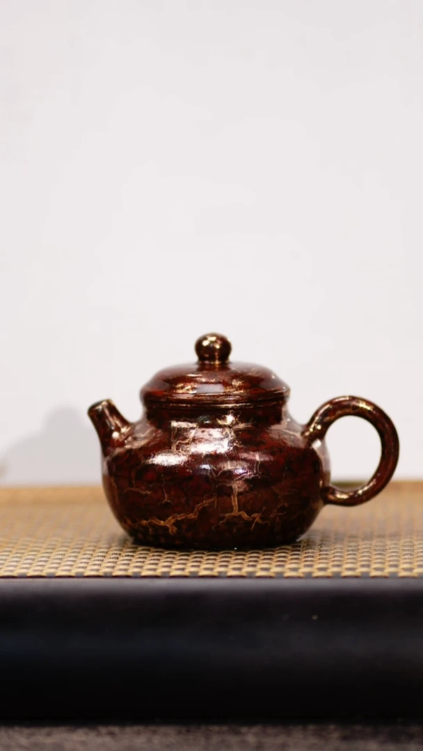 QMJ40宝石入釉紫茄泥 容天