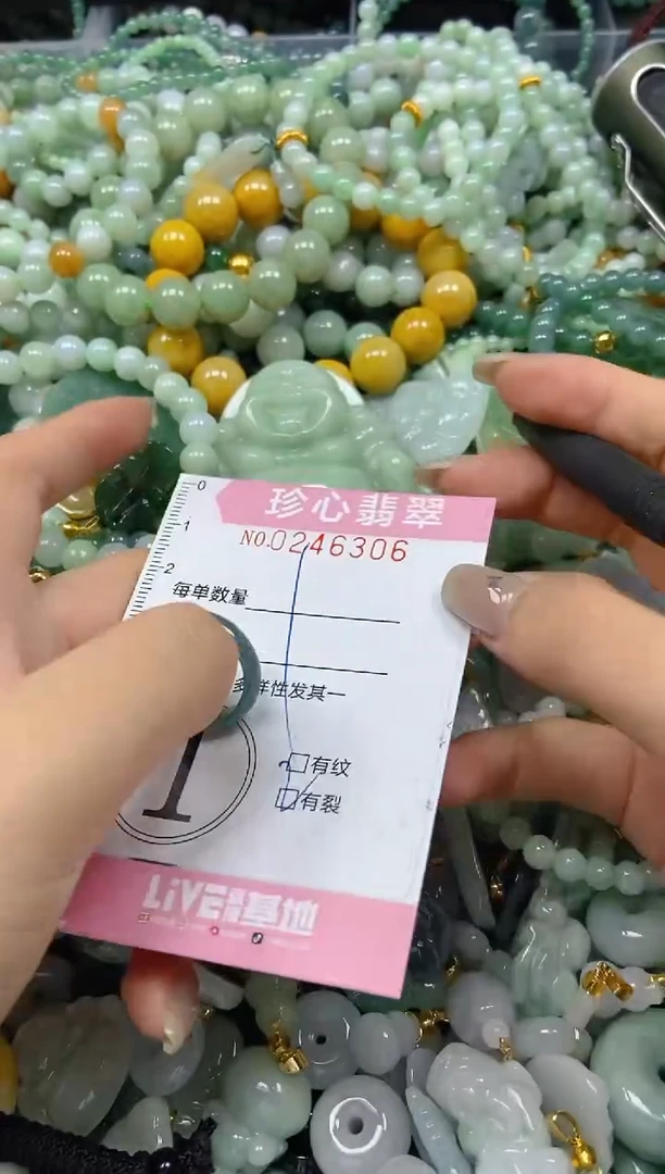 翡翠未镶嵌颈饰闪购0246306