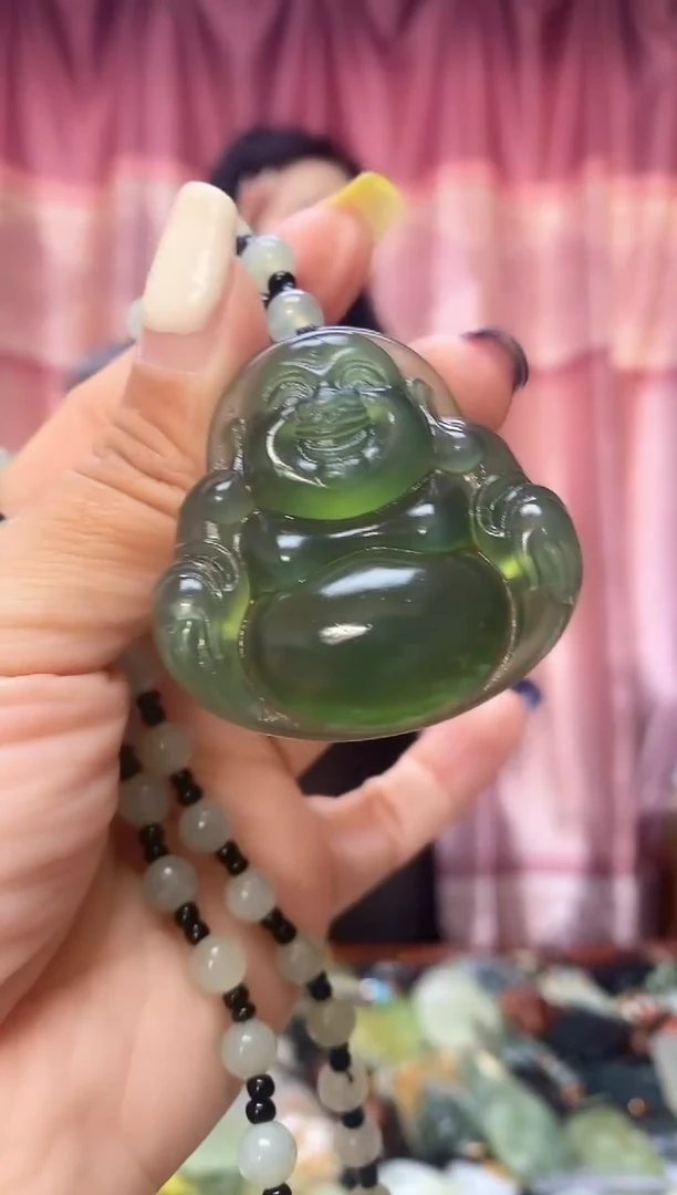 未镶嵌岫玉吊坠
