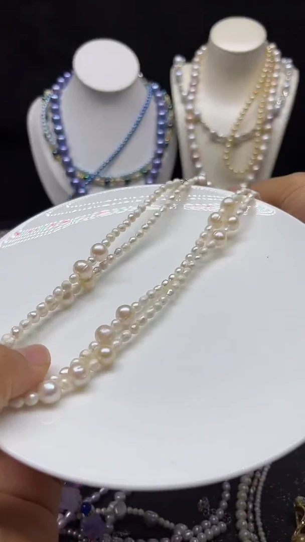 颈饰未镶嵌淡水珍珠多人