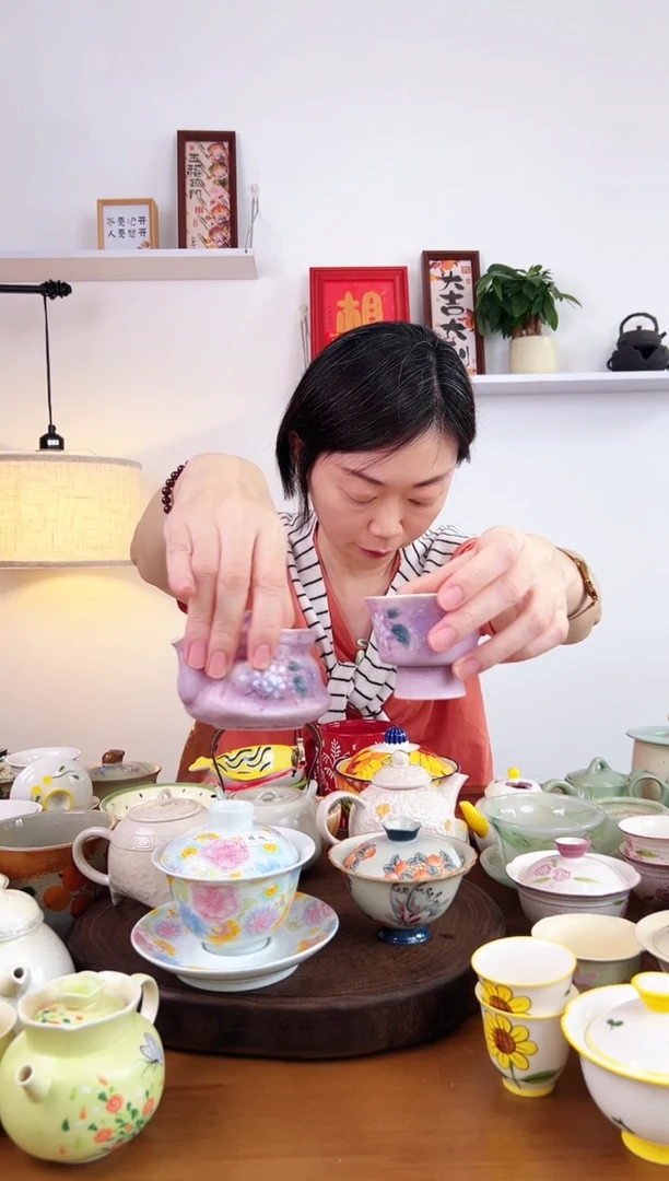 【茶瓷物语闪购福利】绣球花茶壶