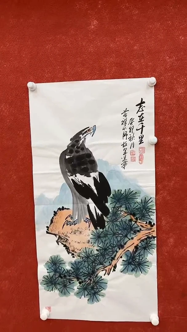国画9.27-XY-潘建华-三尺-志在千里（不带国检证书）