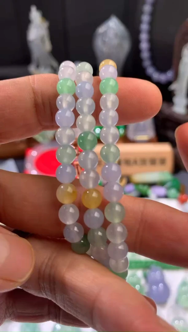 项链未镶嵌翡翠天然翡翠珠链
