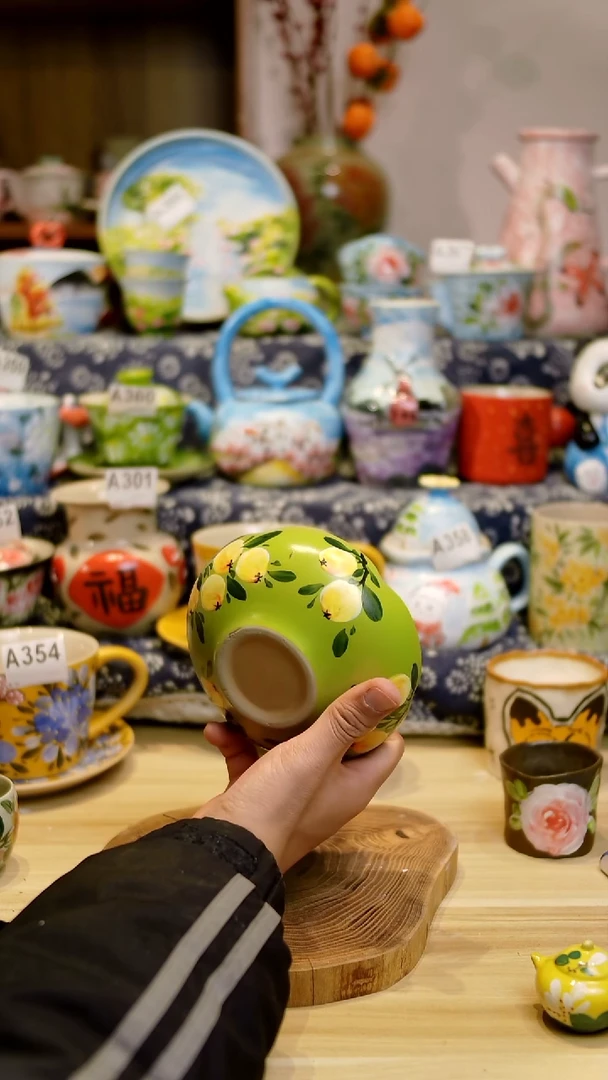 瓷片景德镇手绘釉下彩陶瓷