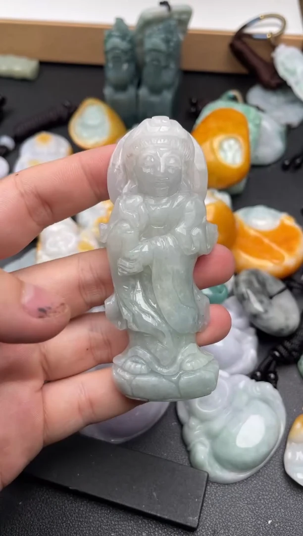 吊坠(不含链)未镶嵌翡翠1