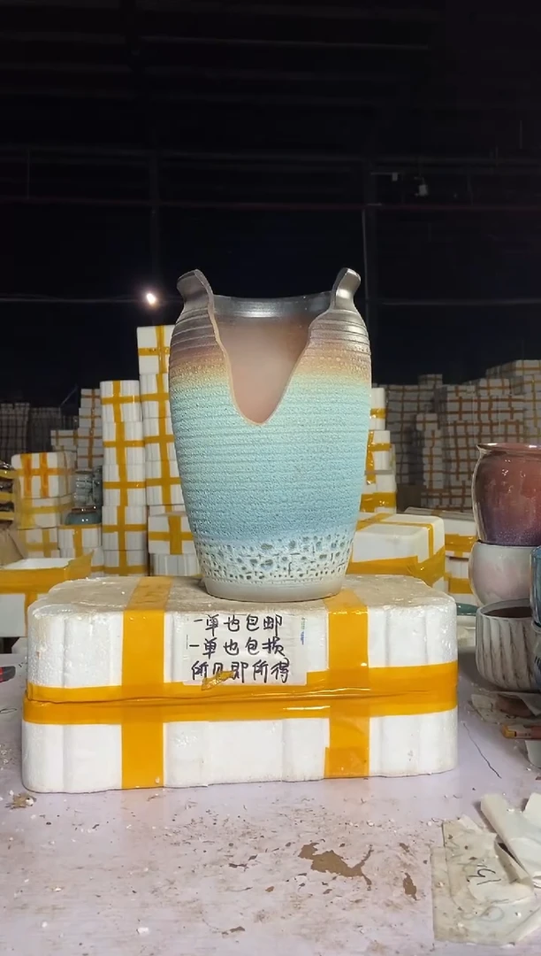 宜兴紫砂粗陶花盆22/38
