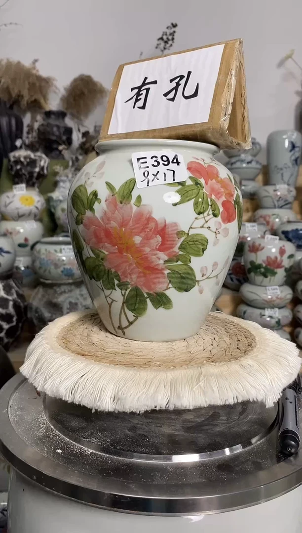 景德镇纯手绘高温 E394