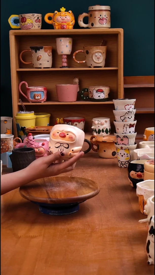 摆件陶景德镇原创手工陶瓷