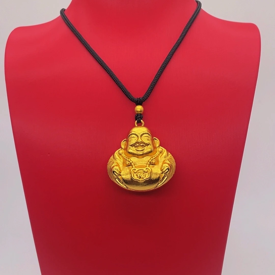 铜合金布艺吊坠  【镂空大肚佛吊坠】 精美时尚