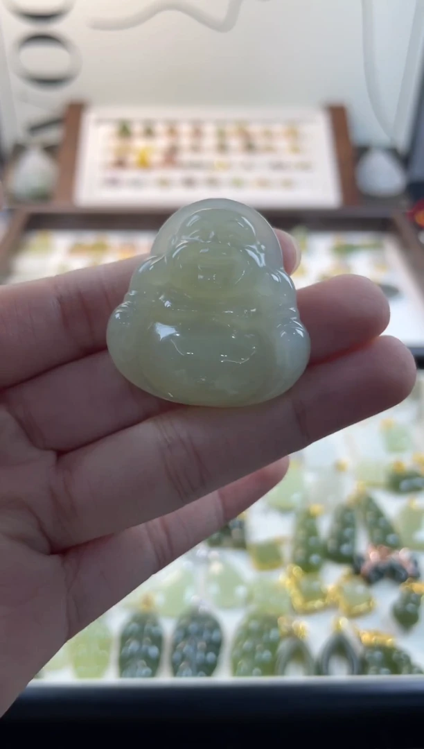 吊坠(不含链)未镶嵌和田玉佛公