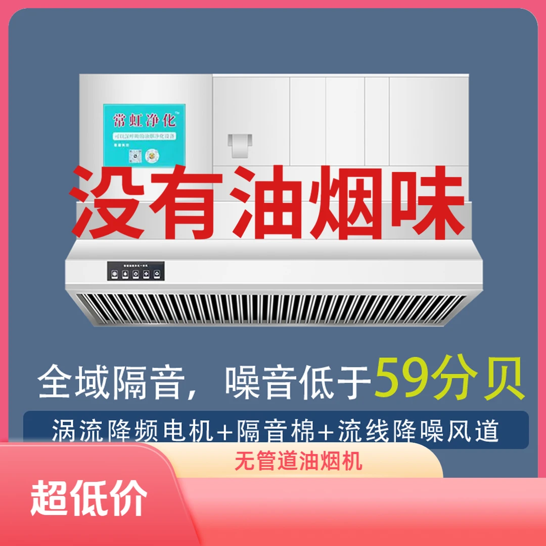无管道内循环室内直排油烟净化一体机