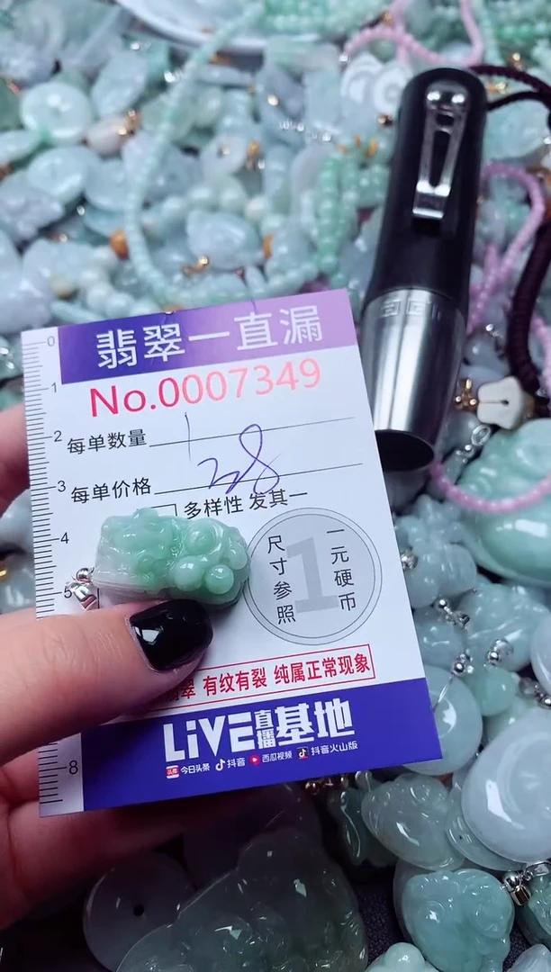 吊坠(不含链)未镶嵌翡翠7349