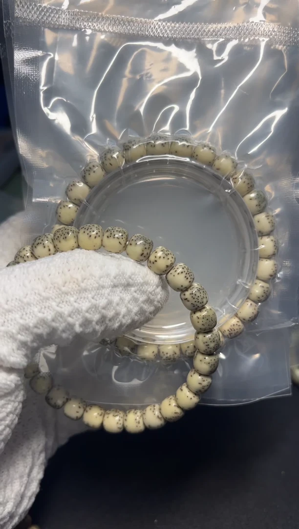 星月菩提吊坠87河豚手串55