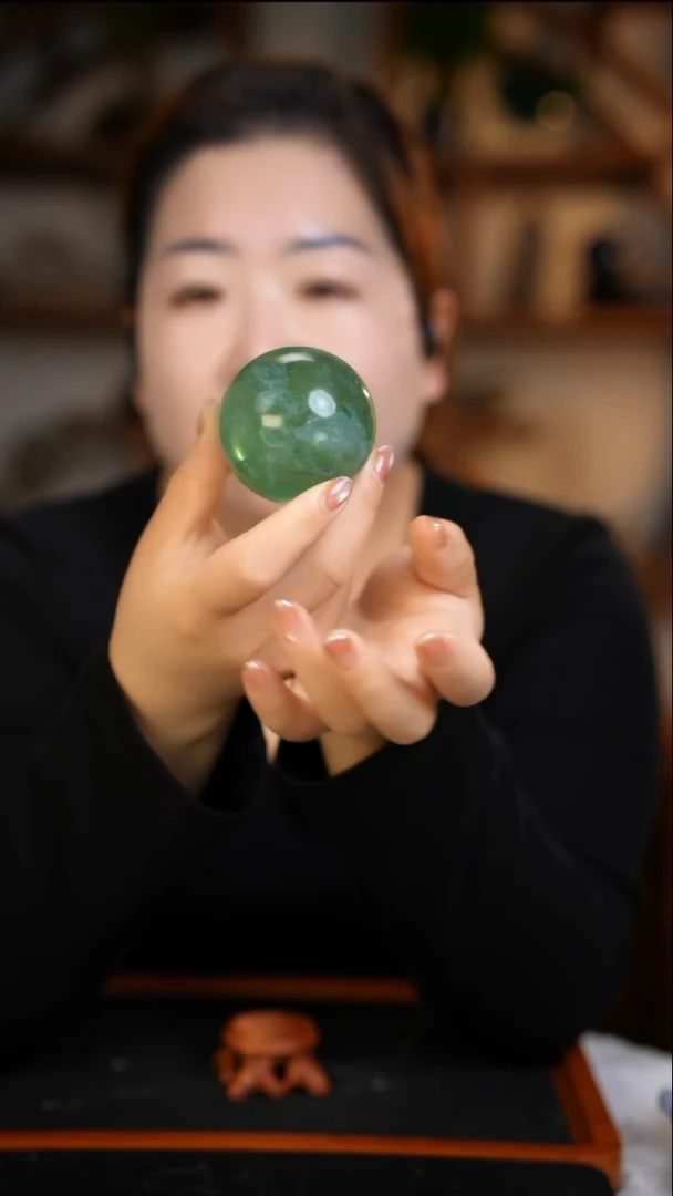 未镶嵌球萤石萤石球D663