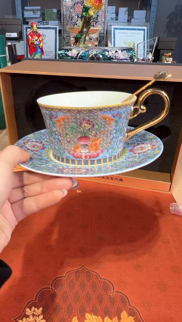 【闪购商品】杯181锦绣祥和一杯一碟