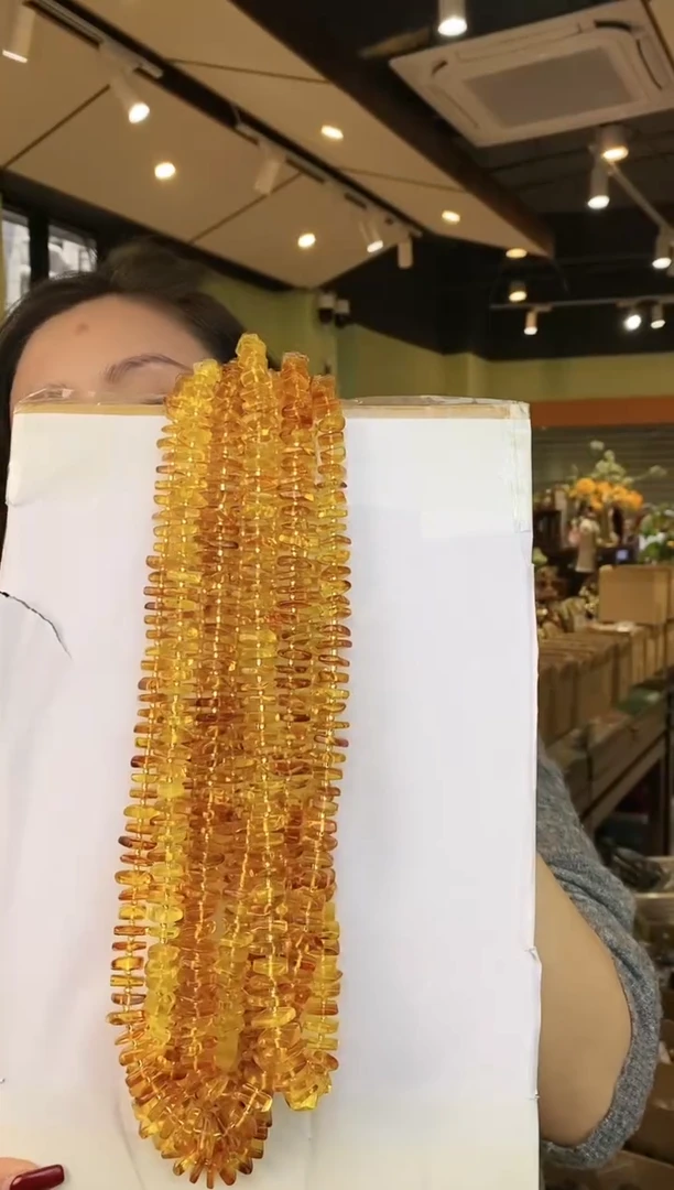 【闪购商品】琥珀颈饰未镶嵌多样性发一