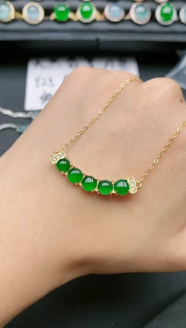 翡翠戒指银S925镶嵌111111