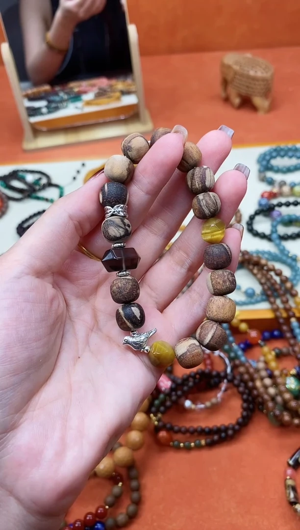 手串贡木未镶嵌单圈贡木香香手串