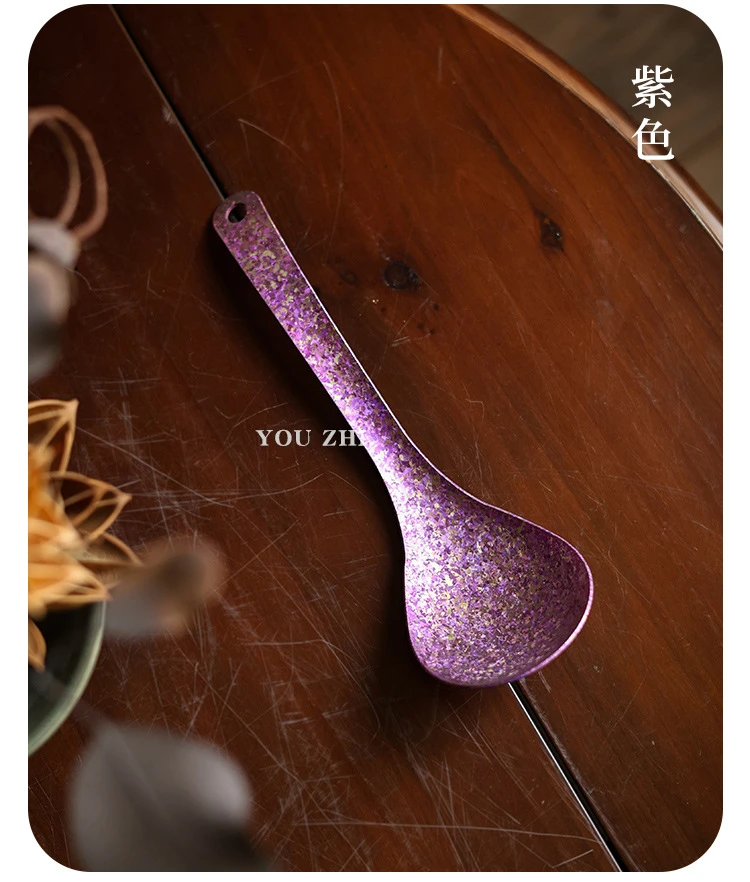 【宽窄】钛-冰花风鳞匙勺子（Q5397）