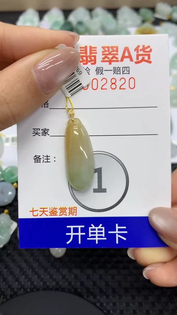 【闪购商品】翡翠颈饰18K金镶嵌11111111111