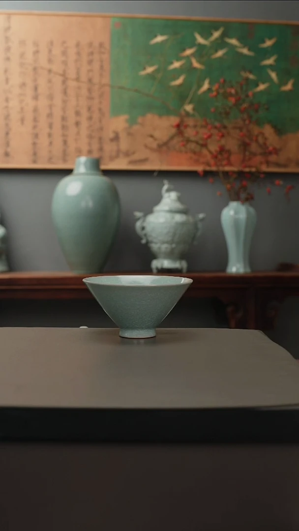 原产地原矿   冰花斗笠杯