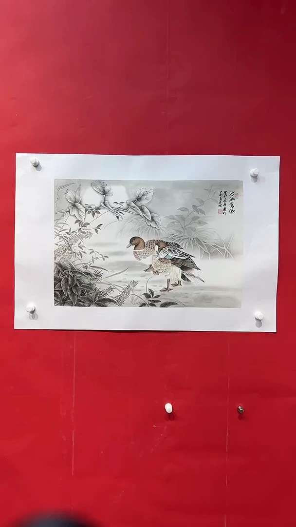 国画画家陆远华纯手绘原作