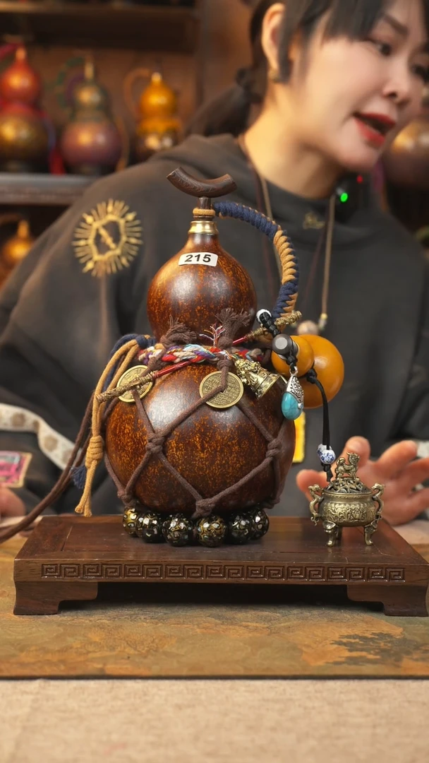 【闪购商品】215大漆葫芦一物一拍记葫堂出品