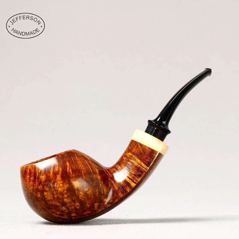 新手入门 杰弗森 卢泳工作室 光面切线河豚 3毫米 石楠木烟斗