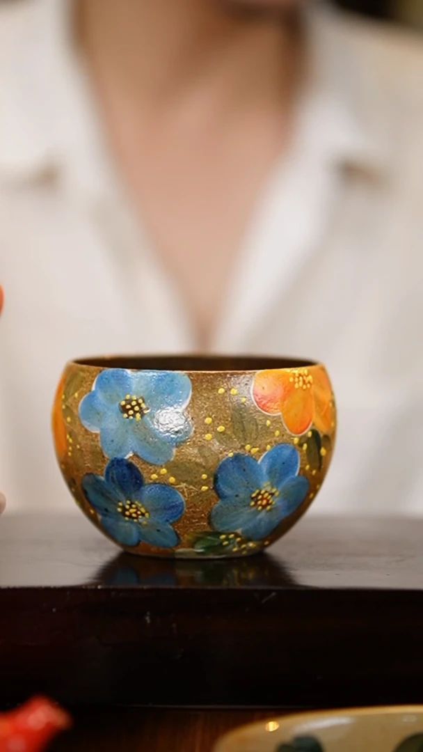 杯高温釉下彩瑕疵福利品