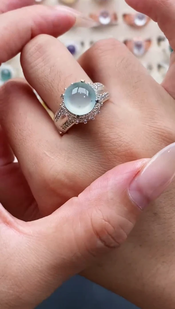 未镶嵌戒指翡翠天然缅甸翡翠A货222-3-1