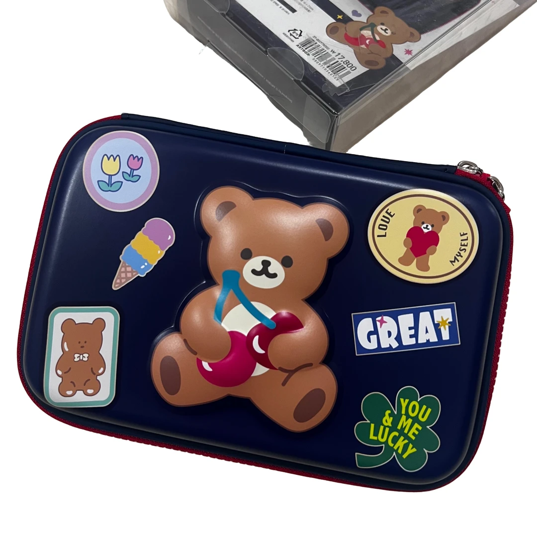 韩国正品可爱小熊化妆包